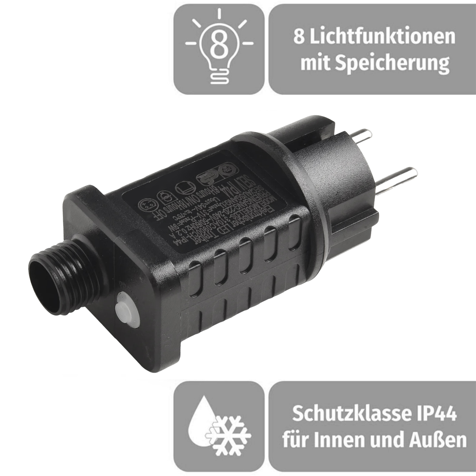 Outdoor Power With Timer - Fuente de alimentación del transformador LED