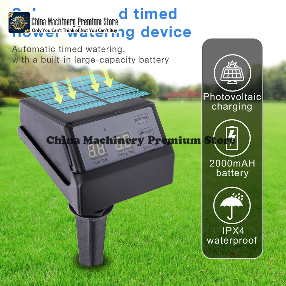 Outdoor Power With Timer - Nuevo Temporizador de Riego Solar Automático
