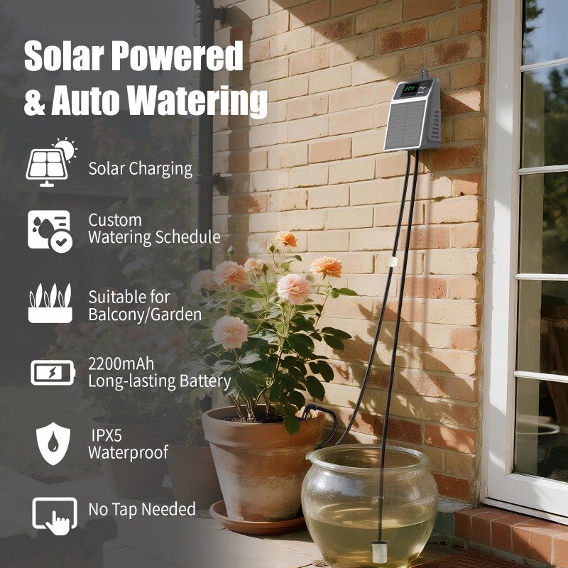 Outdoor Power With Timer - A03F-Kit de riego por goteo automático