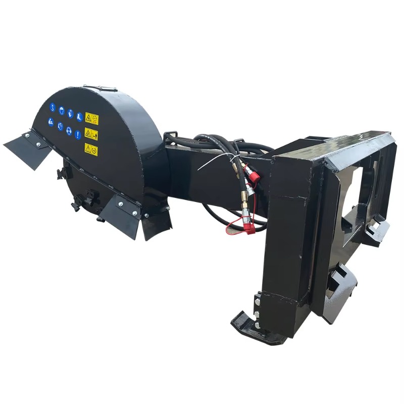 Stump Grinder Attachment - Trituradora de tocones acoplada a una