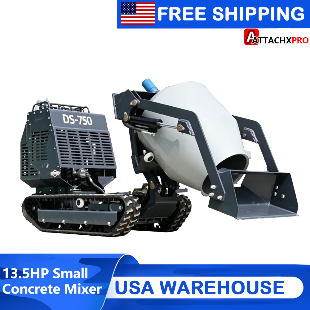 Concrete Mixer Small - Mezcladora de Cemento con Motor de