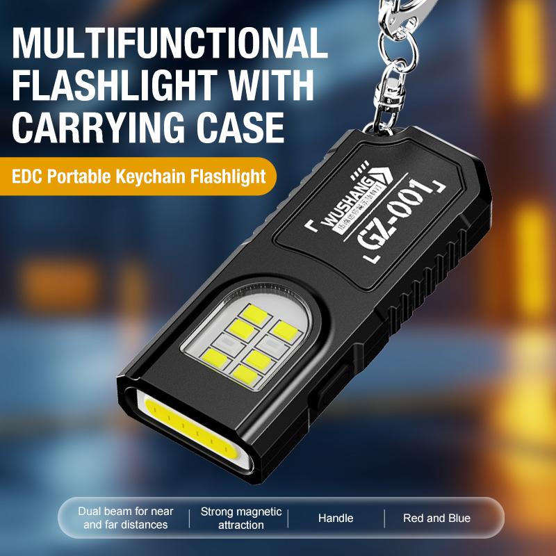Outdoor Power Lights - Linterna LED COB portátil con clip