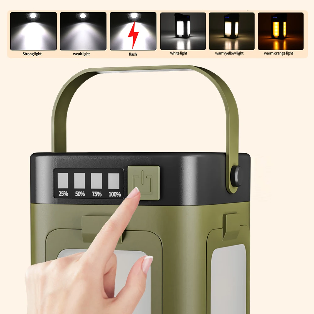 Lámpara Solar Portátil para Ca - Outdoor Power Lights reseña y precio