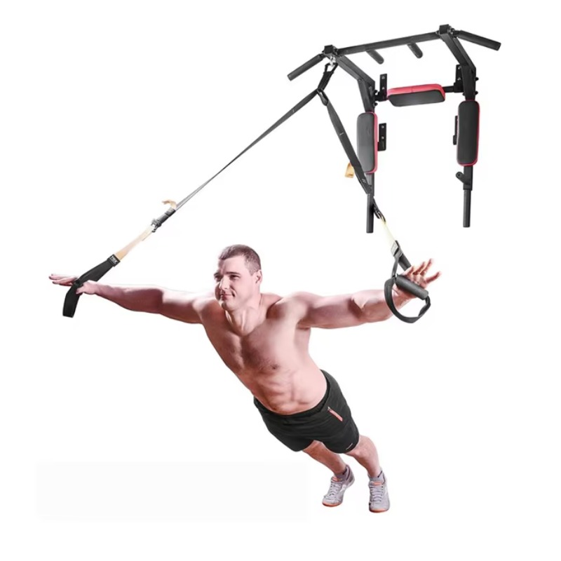 Estación de dominadas y flexio - Outdoor Power Tower Pull Up Bar reseña y precio