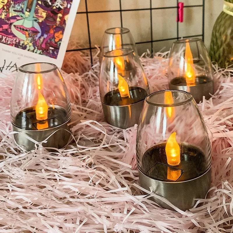 Velas sin llama alimentadas po - Outdoor Power Outlet Solar reseña y precio