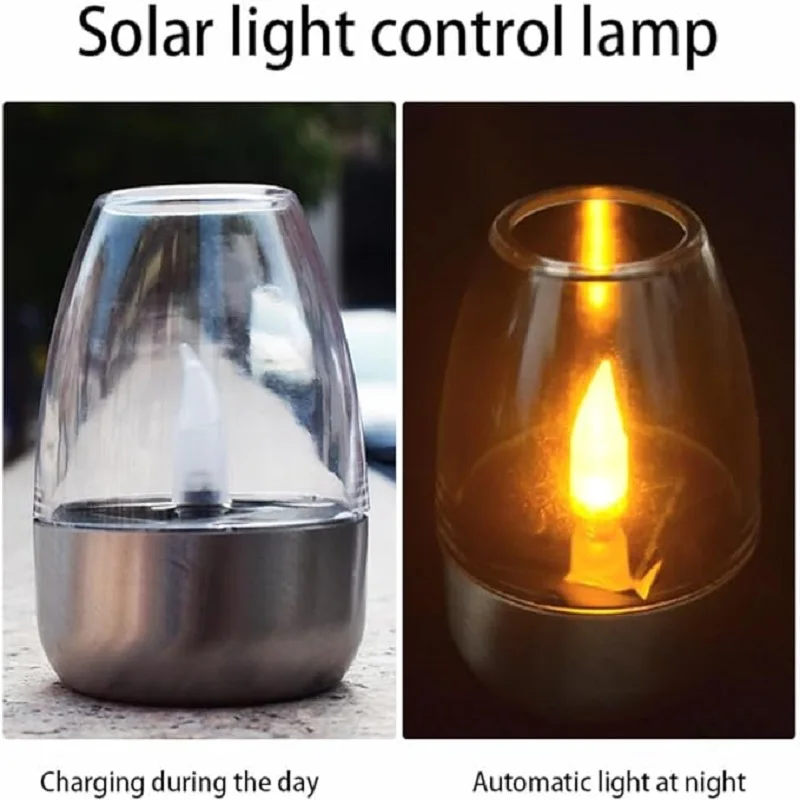 Velas sin llama alimentadas po - Outdoor Power Outlet Solar reseña y precio