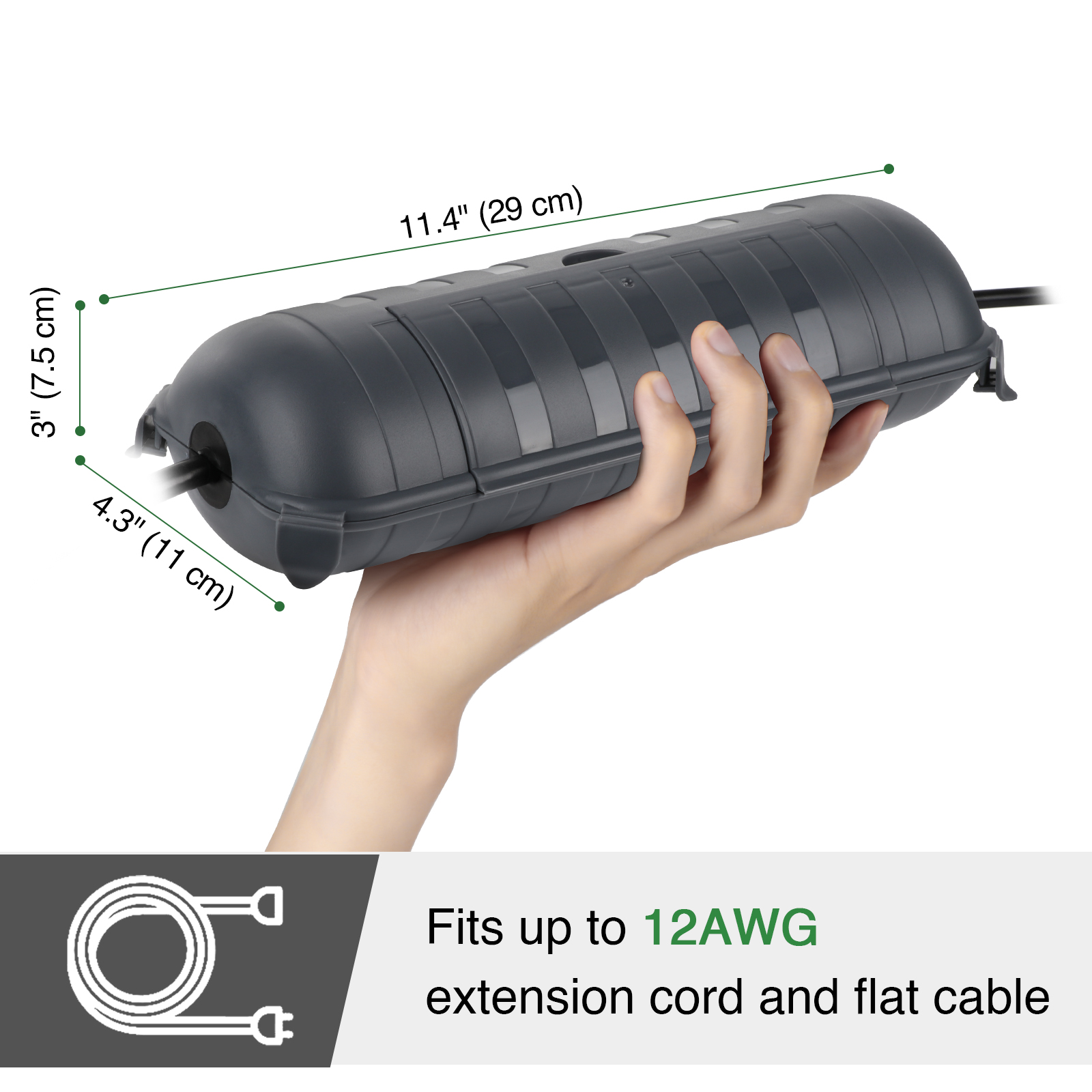 Cubiertas Grandes para Cables  - Outdoor Power Strip Weatherproof reseña y precio