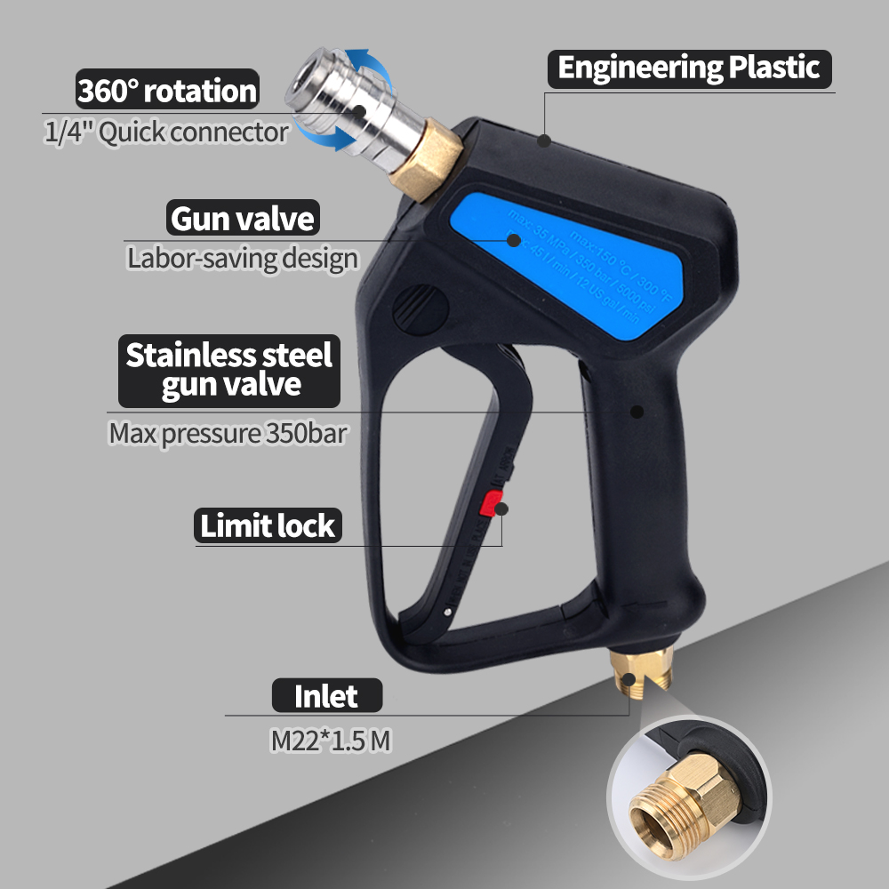 Pistola de lavadora corta de a - Power Washer Gun Replacement reseña y precio