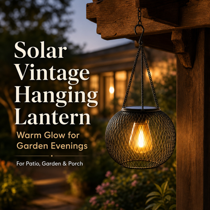Lámpara LED Solar Colgante par - Outdoor Power Supply reseña y precio