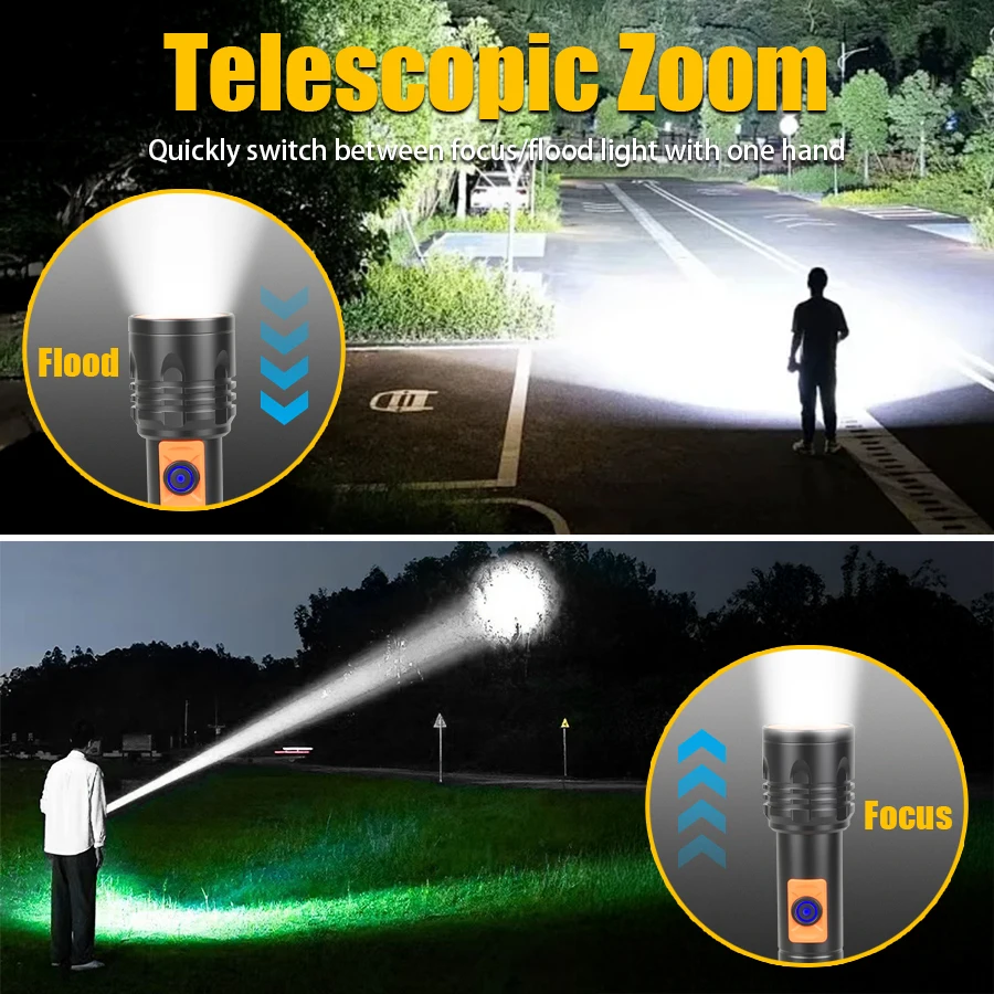 Linterna LED de alta potencia, - Outdoor Power Lights reseña y precio
