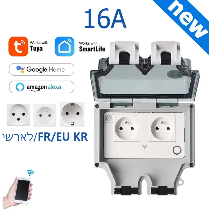 Toma de corriente Tuya IP66 pa - Outdoor Power With Timer reseña y precio