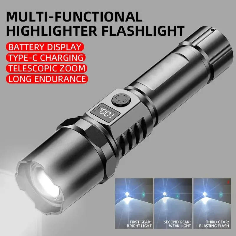 Potente linterna Led de mano,  - Outdoor Power Lights reseña y precio