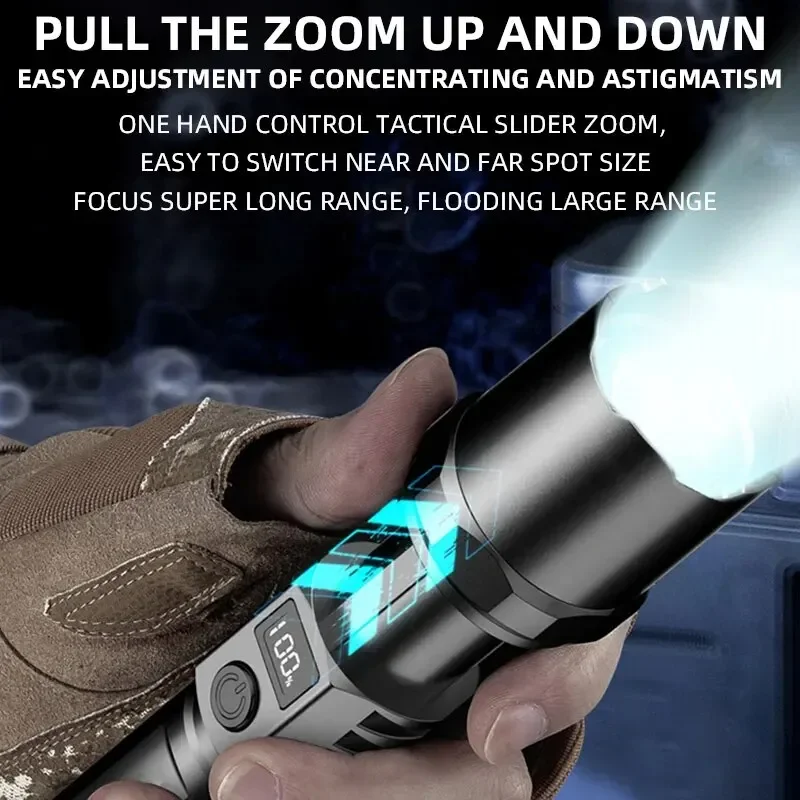 Potente linterna Led de mano,  - Outdoor Power Lights reseña y precio