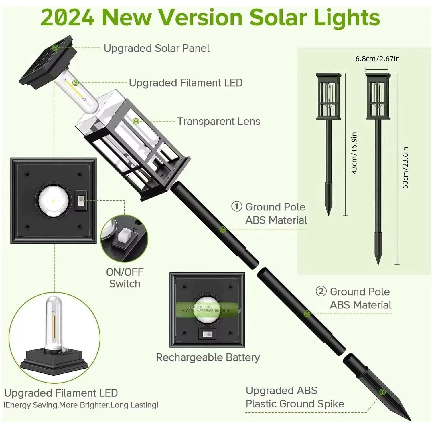 Lámpara Solar para Camino, Ilu - Outdoor Power Outlet Solar reseña y precio
