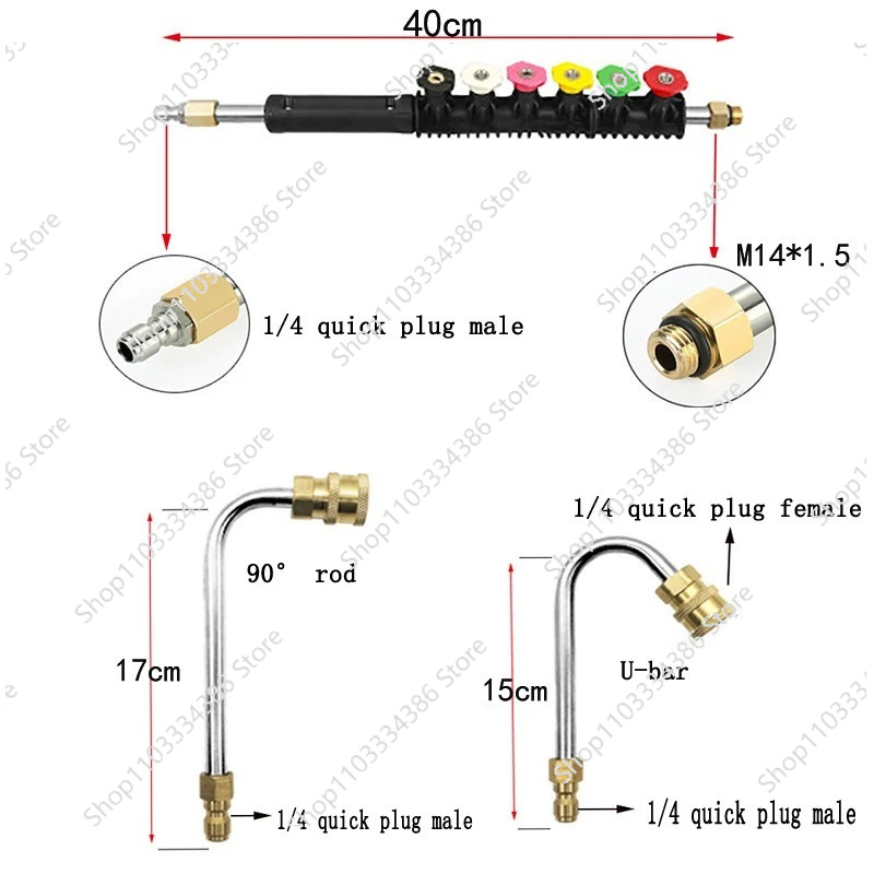 Varilla de extensión para hidr - Power Washer Gun Replacement reseña y precio