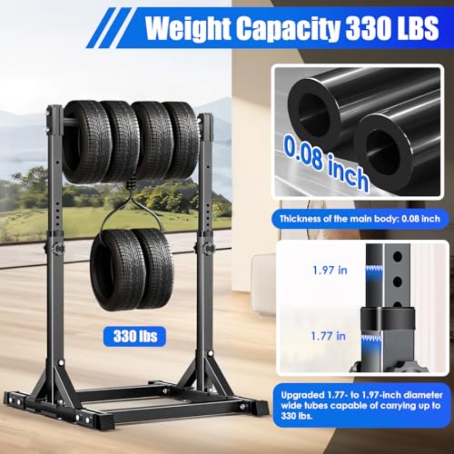 Barra de dominadas ajustable i - Outdoor Power Tower Pull Up Bar reseña y precio