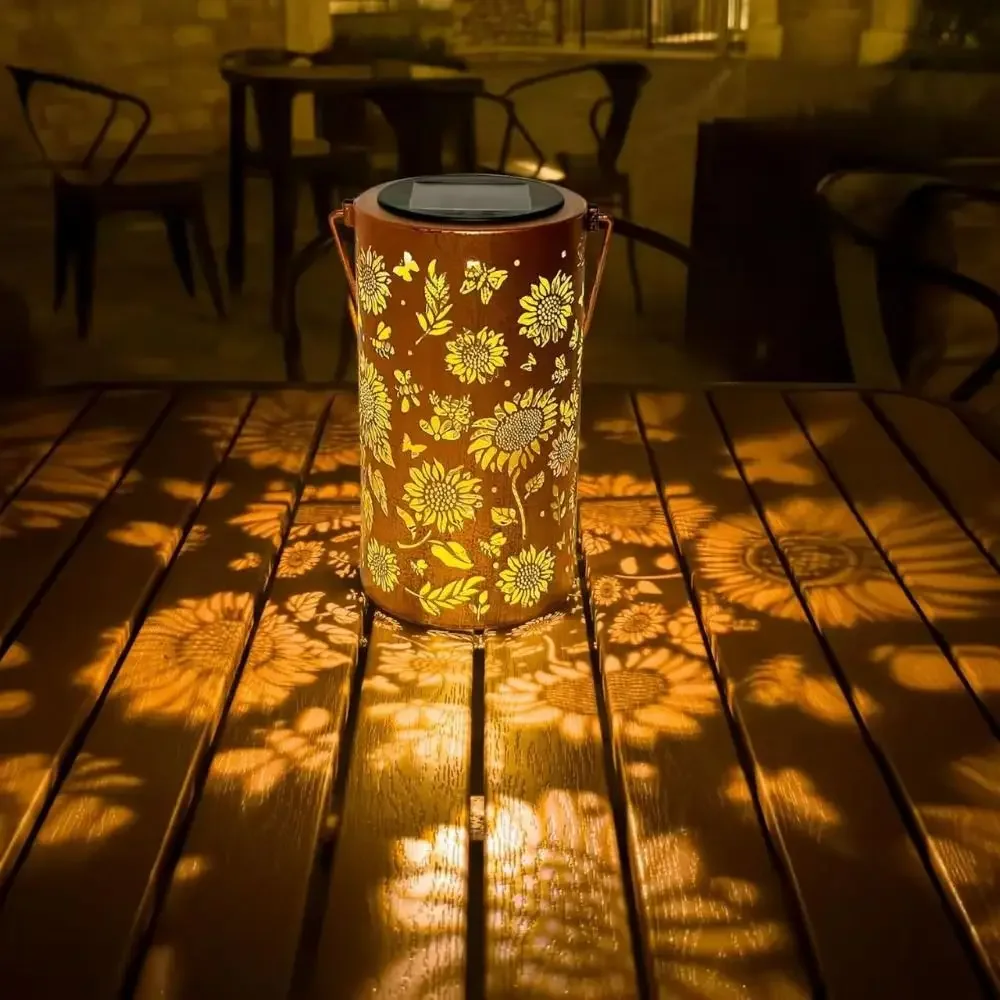 Lámpara Solar de Girasol para  - Outdoor Power Lights reseña y precio