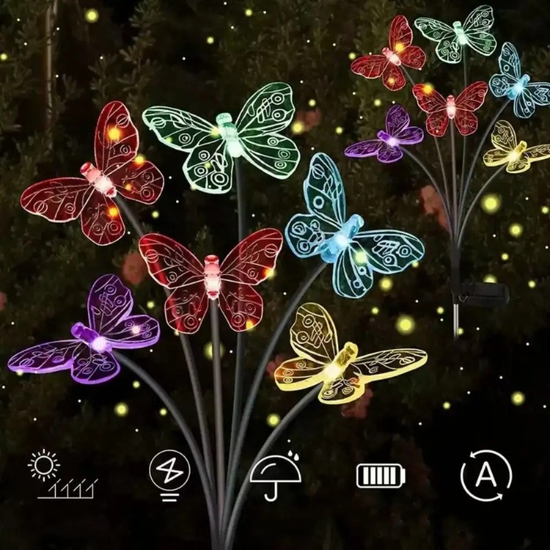 Luces de Mariposa con Energía  - Outdoor Power Lights reseña y precio