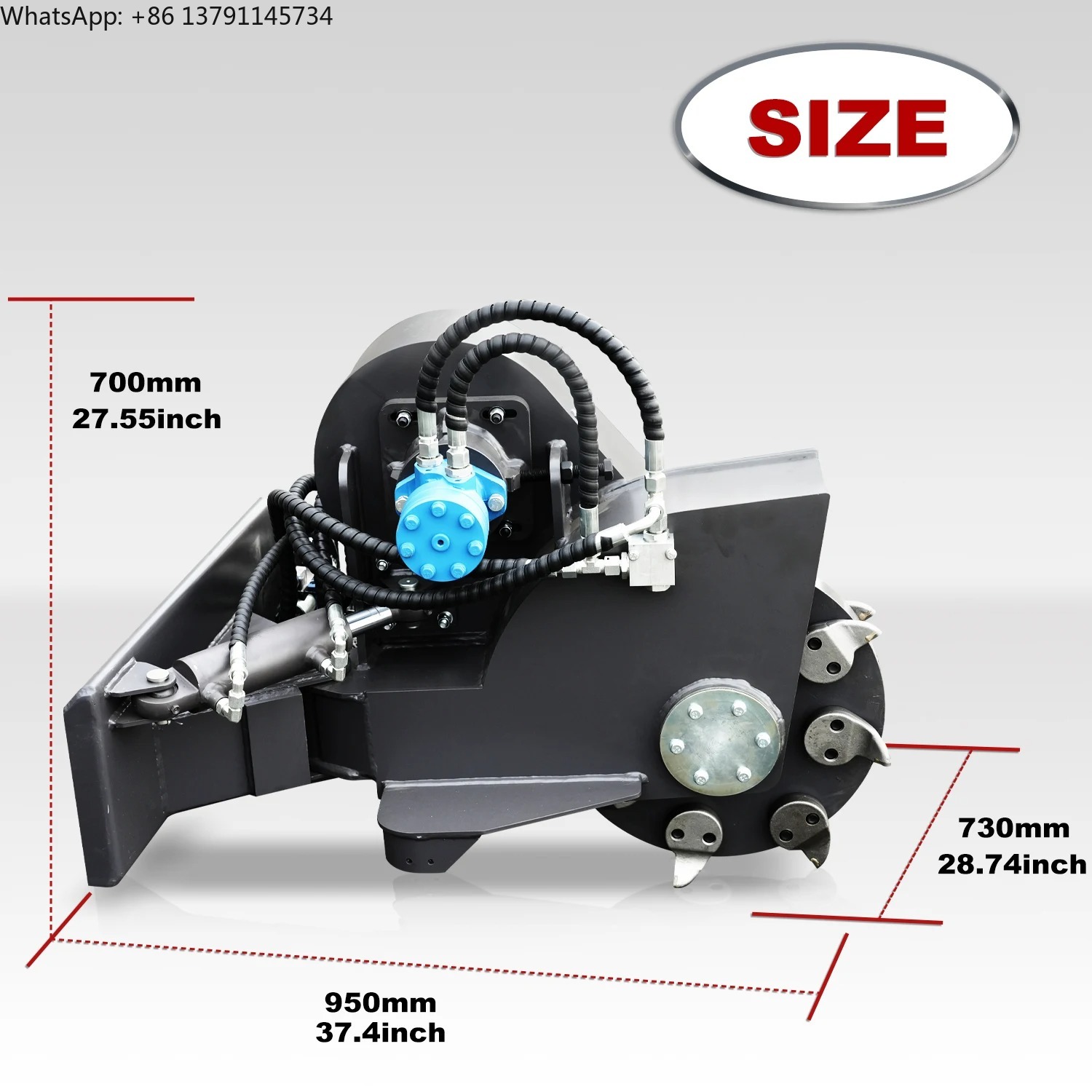 La herramienta para triturar t - Stump Grinder Attachment reseña y precio