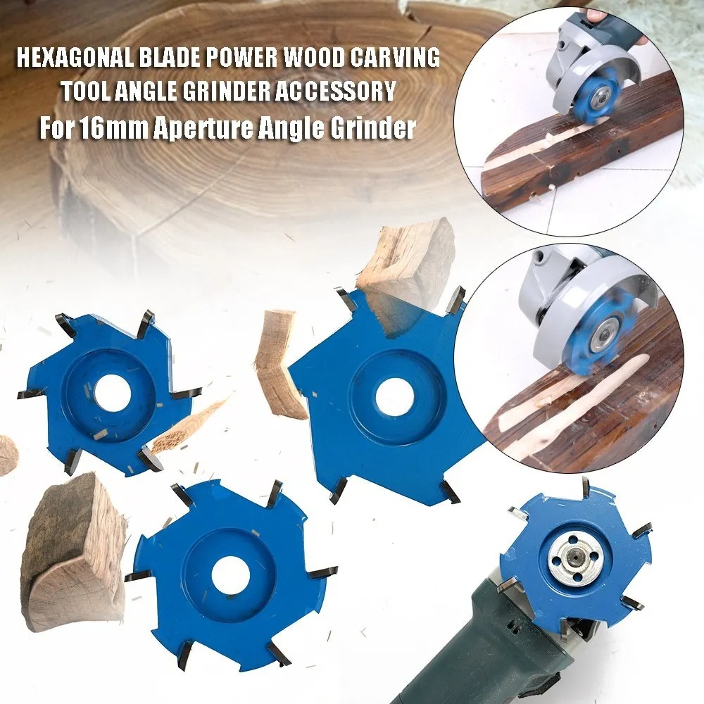 Nueva hoja Hexagonal, herramie - Stump Grinder Attachment reseña y precio