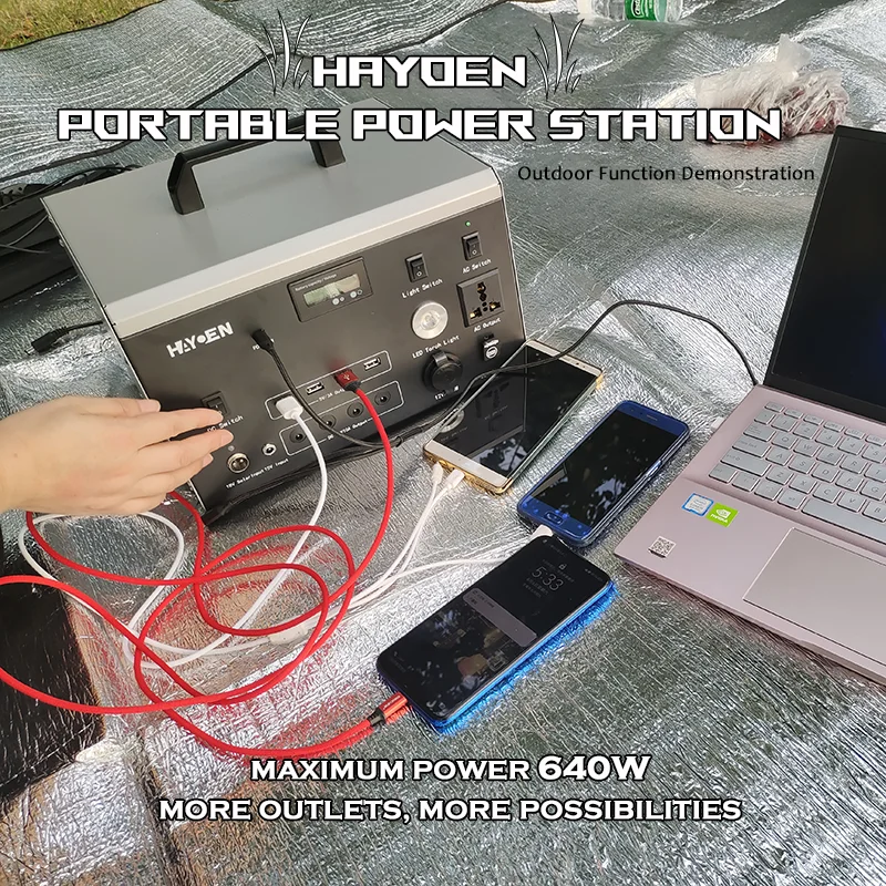HAYOEN Sistema de energía sola - Outdoor Power Tool Storage reseña y precio