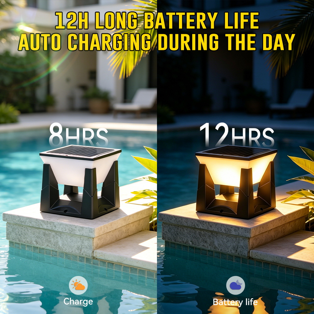 Lámpara Solar LED Impermeable  - Outdoor Power Outlet Solar reseña y precio